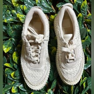 Dolce Vita Cream Dolen Platform Sneaker Size 6.5